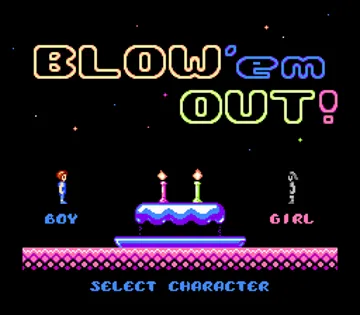 Blow'em Out (USA) (Second Dimension) (Aftermarket) (Unl) screen shot title